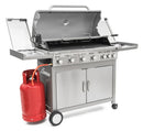 G21 Mexico BBQ Premium line gázgrill, 7 égőfej + ajándék nyomáscsökkentő