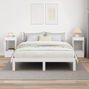 vidaXL Végasztal 2 pcs Fehér 30 x 30 x 56 cm Faanyag
