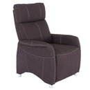 Állítható fotel, szövet csoki, FOREST