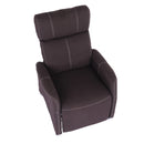 Állítható fotel, szövet csoki, FOREST