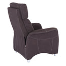 Állítható fotel, szövet csoki, FOREST