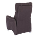 Állítható fotel, szövet csoki, FOREST