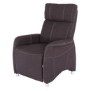 Állítható fotel, szövet csoki, FOREST