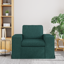 vidaXL Kanapé Sötétzöld 103 x 80 x 82 cm szövet