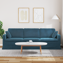 vidaXL Kanapé Kék 228 x 78 x 80 cm Bársony