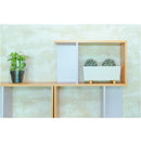 Könyvespolc, tűnyalábos fenyő/fehér, ERDEM NEW TYP 3