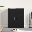 vidaXL Cipőszekrény polcokkal Fekete tölgy 60 x 35 x 70 cm Faanyag