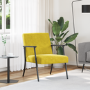 vidaXL karosszék Sárga 59 x 75 x 78 cm Bársony