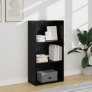 vidaXL Könyvespolc Fekete tölgy 60 x 30 x 114 cm Faanyag