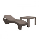 Atlantic kerti nyugágy set Rosario asztallal cappuccino