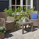 Rosario asztal cappuccino színben