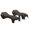 Atlantic duo kerti nyugágy set Rosario asztallal barna
