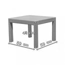 Atlantic kerti nyugágy set Rosario asztallal barna