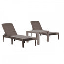 Jaipur duo kerti nyugágy set Rosario asztallal barna
