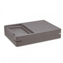 Jaipur kerti nyugágy set Rosario asztallal barna