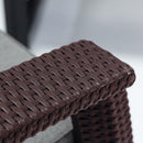 Corfu relax sarokgarnitúra rosario asztallal barna