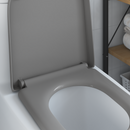 vidaXL WC ülőke Szürke 49 x 36 x 4 cm Duroplast
