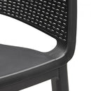 Roeva 4+1 kerti bútor garnitúra szett grafit