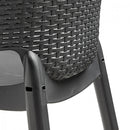 Roeva 4+1 kerti bútor garnitúra szett grafit