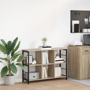 vidaXL Könyvespolc Sonoma tölgy 102 x 32 x 72,5 cm Faanyag
