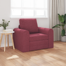 vidaXL Kanapéágy Bordó 98 x 71 x 83 cm szövet