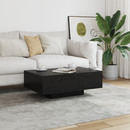 vidaXL Dohányzóasztal Fekete tölgy 85 x 55 x 31 cm