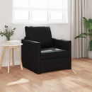 vidaXL Kanapéágy 60cm Fekete Mübőr
