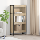 vidaXL Könyvespolc Sonoma 60 x 30 x 121 cm Faanyag