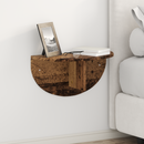 vidaXL Falpolc Falra szerelhető Öreg fa 48 x 24 x 24 cm Faanyag