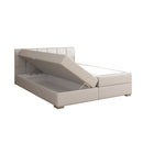 Boxspring ágy 160x200, világosszürke, RIANA KOMFORT