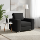 vidaXL Fotel Fekete 100 cm szövet