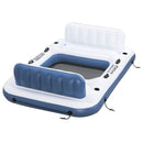 Bestway Hydro-Force Lebegő Sziget 2 db 269 x 182 x 67 cm Fehér és Kék