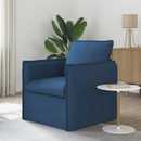vidaXL Kanapé Kék 75 x 82 x 85 cm szövet