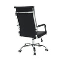 Irodai szék, textilbőr/fém, fekete/króm, FARAN