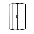 Viva AQUA Max Zuhanykabin ÍVES FEKETE Profil - 6 mm víztiszta vízlepergető üveg - 80 x 80 x 190 cm