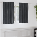 vidaXL Sötétítő függönyök 2 pcs Világosszürke 140 x 140 cm Bársony