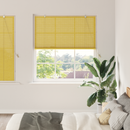 vidaXL Roletta Sárga 150 x 160 cm Bambusz