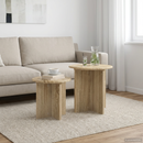 vidaXL Kisasztal készlet tárolóval 2 pcs Sonoma Tölgy Mérnöki fa