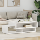 vidaXL Dohányzóasztal Fehér 105 x 50 x 32,5 cm Faanyag