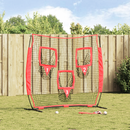 vidaXL Baseball gyakorlóháló Fekete 214,5 x 89,5 x 181 cm Poliészter