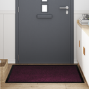 vidaXL Ajtószőnyeg Bordó 60 x 40 x 1.2 cm Mackófleece