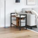 vidaXL Könyvespolc Füstölt tölgy 75 x 30 x 58,5 cm Faanyag