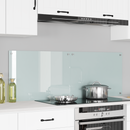 vidaXL Konyhai hátfal 2 pcs Fehér 70 x 50 cm edzett üveg
