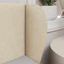 vidaXL Fejtámla Fül Krém 40 x 23 x 6 cm szövet