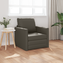 vidaXL Kanapéágy 60cm Szürke Mübőr