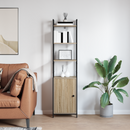 vidaXL Könyvespolc Sonoma tölgy 40 x 24 x 161 cm Faanyag
