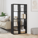 vidaXL Könyvespolc Fekete tölgy 69,5 x 29 x 137,5 cm Faanyag
