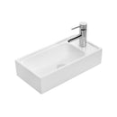 Sanovit MINI - PULTRA ültethető - Top Counter - porcelán mosdó -  - 50,5 x 26,5 cm