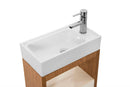 Sanovit MINI - PULTRA ültethető - Top Counter - porcelán mosdó -  - 50,5 x 26,5 cm
