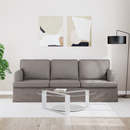 vidaXL Kanapé Tópszínű 201 x 80 x 85 cm szövet
